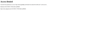 Screenshot of the AttractiveWorld website