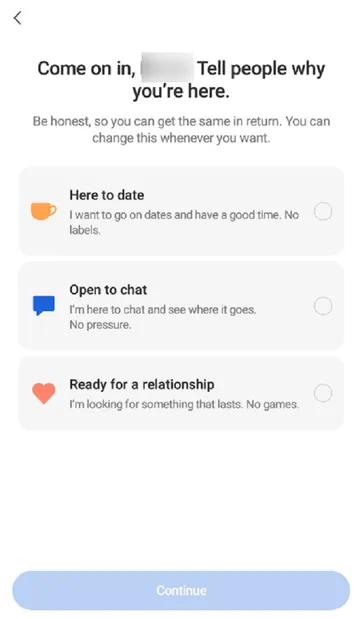 Screenshot of the Chat and Date website