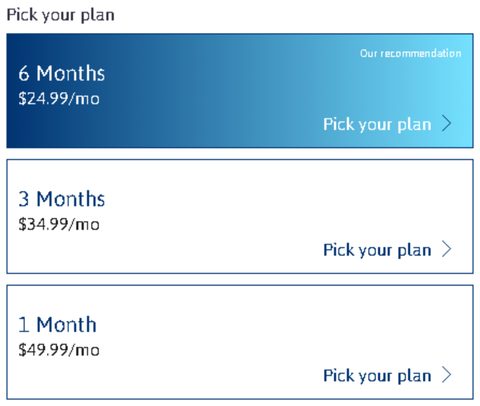 Screenshot of the ChristianMingle prices