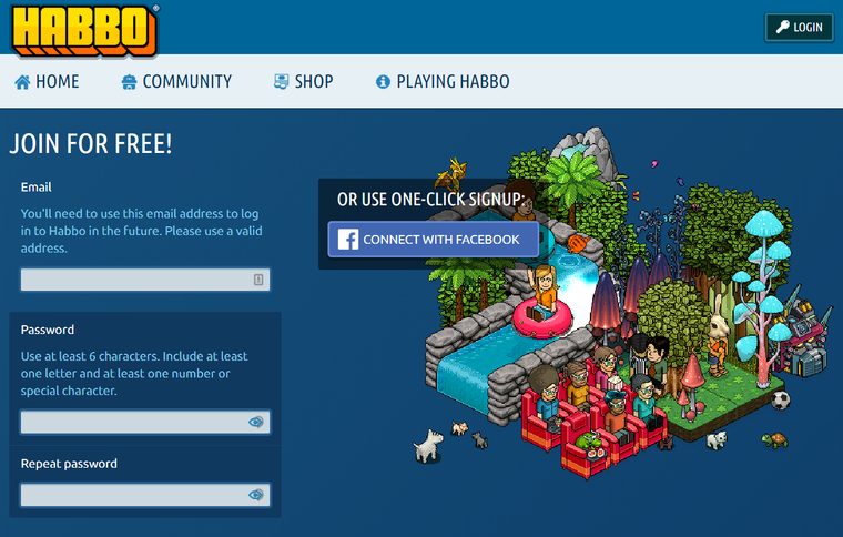 Habbo Register