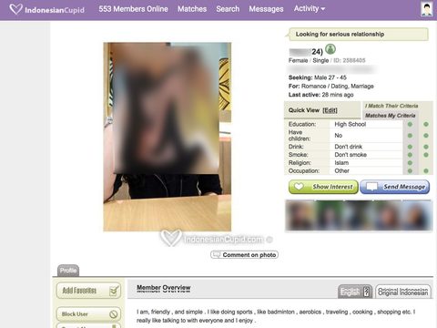 IndonesianCupid Profile