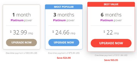 Screenshot of the IslamicMarriage prices