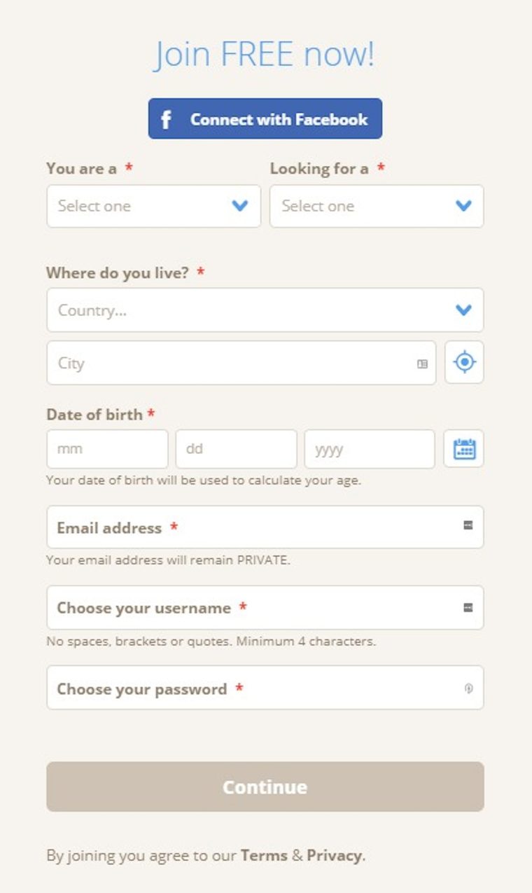 JamaicanDating Registration