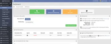 Screenshot of the MyLiveChat website