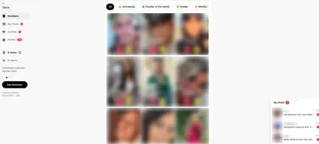 Screenshot of the Once website