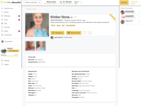 RichMeetBeautiful Female Profile
