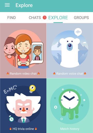 Screenshot of the Say Hi website