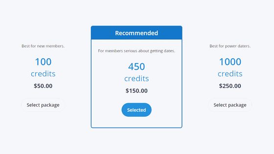 Screenshot of the Whats Your Price prices