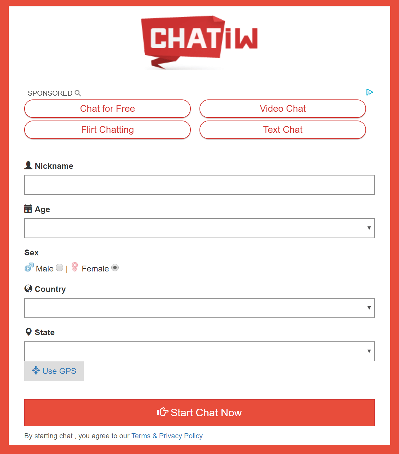 Chat registration
