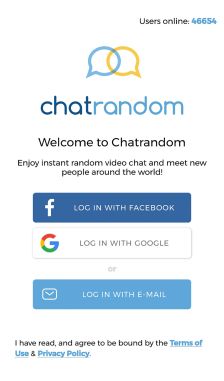 Chatrandom  App Login