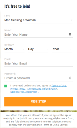 jollyromance signup