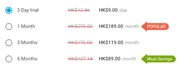 GaysGoDating Price HK