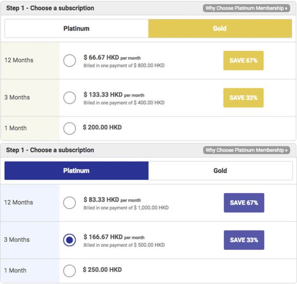 InternationalCupid Pricing HK