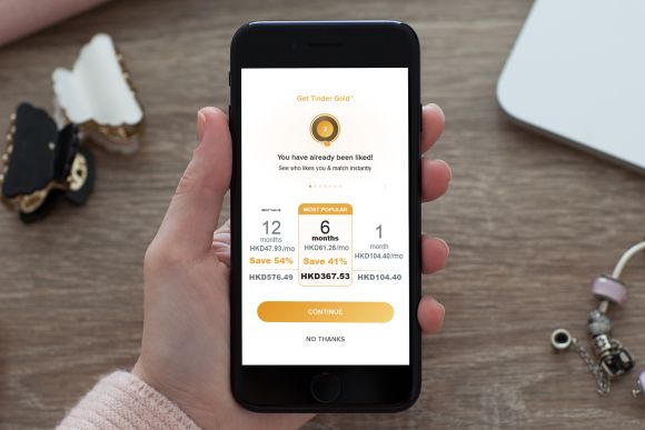 Tinder HK Price
